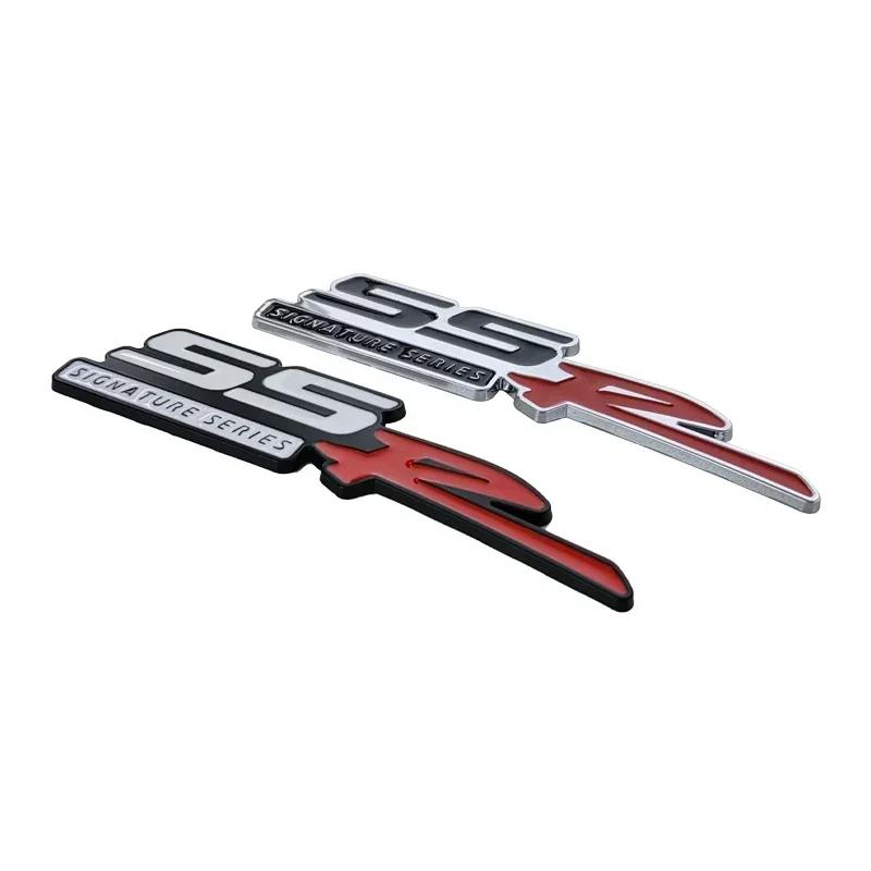 3d Metal SSR Logo Car Rear Trunk Fender Emblem Badge Sticker Decals for Chevrolet SS R Accessories