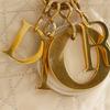 Dior Lady Dior Handbag Canage cream enamel Women Used