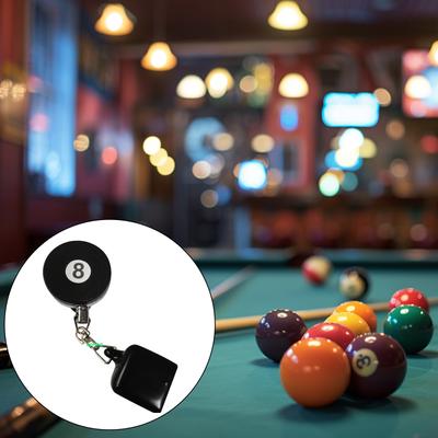 Tragbarer Billardkreidehalter, einziehbarer Kreidehalter mit Gürtelclip, Snooker-Pool-Queue-Kreidehalter, einfach zu verwenden