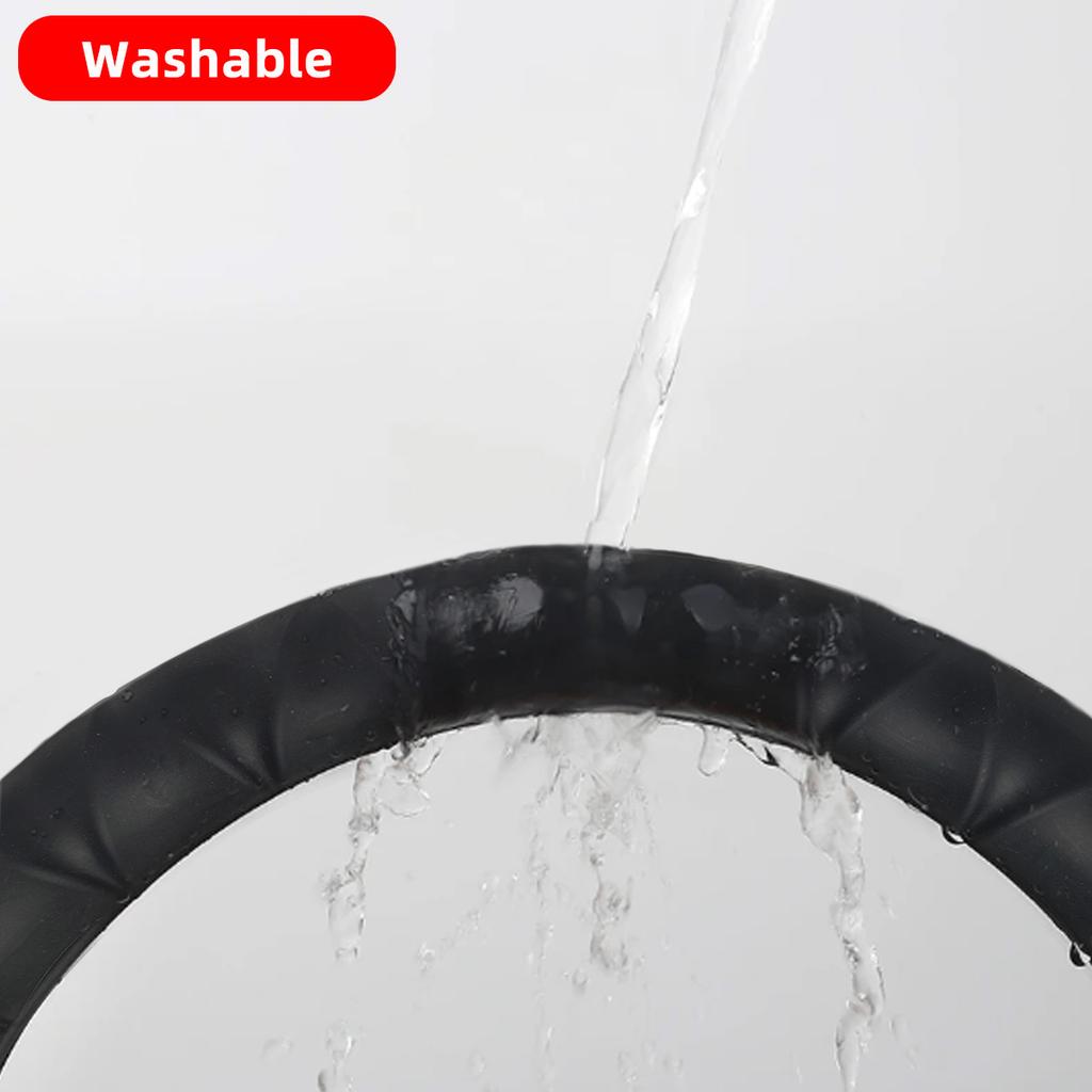 Automotive 38CM Universal Silicone Steering Wheel Cover Elastic Steering Wheel Cover Soft and Multi Functional Automotive Decoration DIY