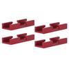4PCS T Track Intersection Parts Aluminum Alloy Woodworking Cross Track Connector for Carpenter