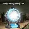 Rechargeable Camping Cooling Equipment Outdoor Small Portable Electric Fan High Power LED Desktop Fan