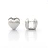 18K Gold Heart Stainless Steel Double-sided Earrings