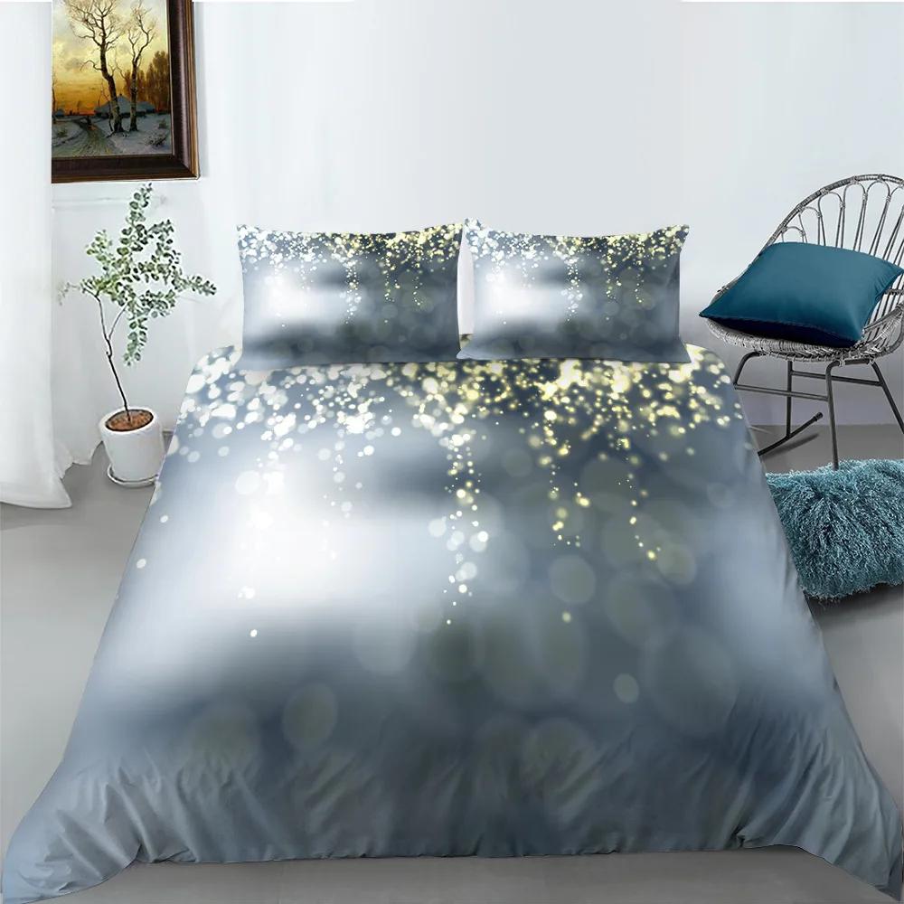 

Colorful Glitter Bedding Set for Women Girl Red Gold Sparkling Sequins Duvet Cover Set King Queen Shiny Polyester Quilt Cover 70x133cm 2pcs