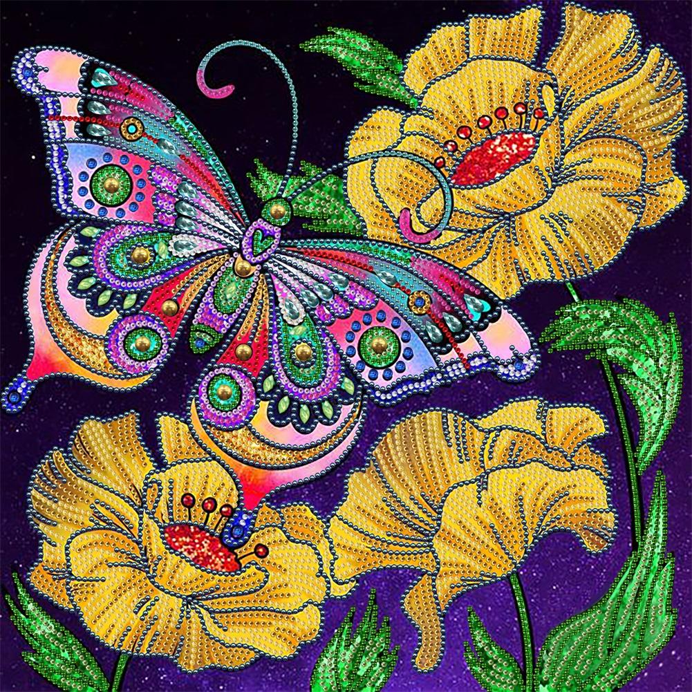 Full Circle Diamantmålning Korsstygnssatser 5D Handgjord Diamantbroderi Landskap Djur Strassmosaik Gåva Hemdekoration DIY Handgjord