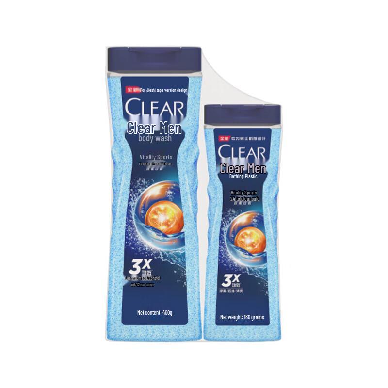 CLEAR Men s Oil Control Active Sports Shower Gel Set