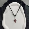Dark Style Liquefied Starry Men's Necklace Hip-Hop Style Necklace Sweater Chain Niche Design High-End Pendant