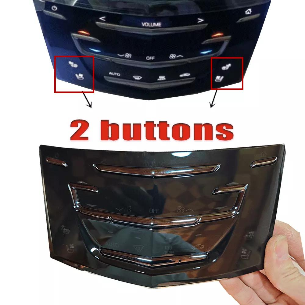 A/C Air Conditioning Panel Fit For Cadillac ATS XTS CTS 2 Button Seat Light Type