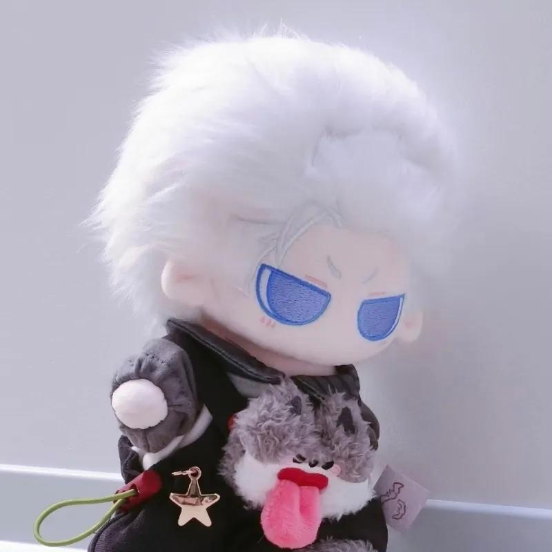 New  20cm Vergil Plush Doll Cute Anime Peripherals Toy Birthday Christmas Gift