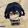 Demon Slayer Tengen Uzui Plush Doll Set 10cm Cute Sound Hashira Mascot with Eyepatch Battle Design Soft Anime Stuffed Keychain for Fans Bag Decor Gift