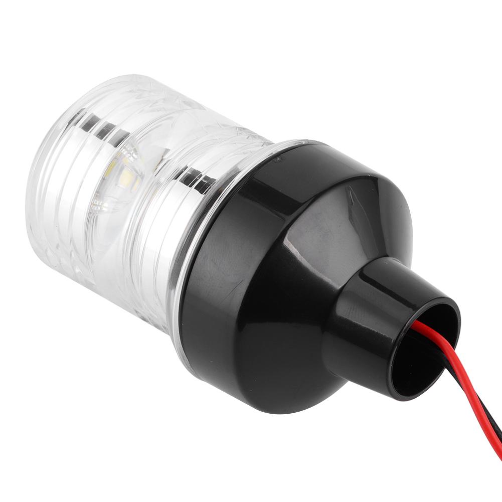 12V 2.5W IP65 White LED 360° Navigation Light Signal Lamp for Yachts Fishing Boats Cruises