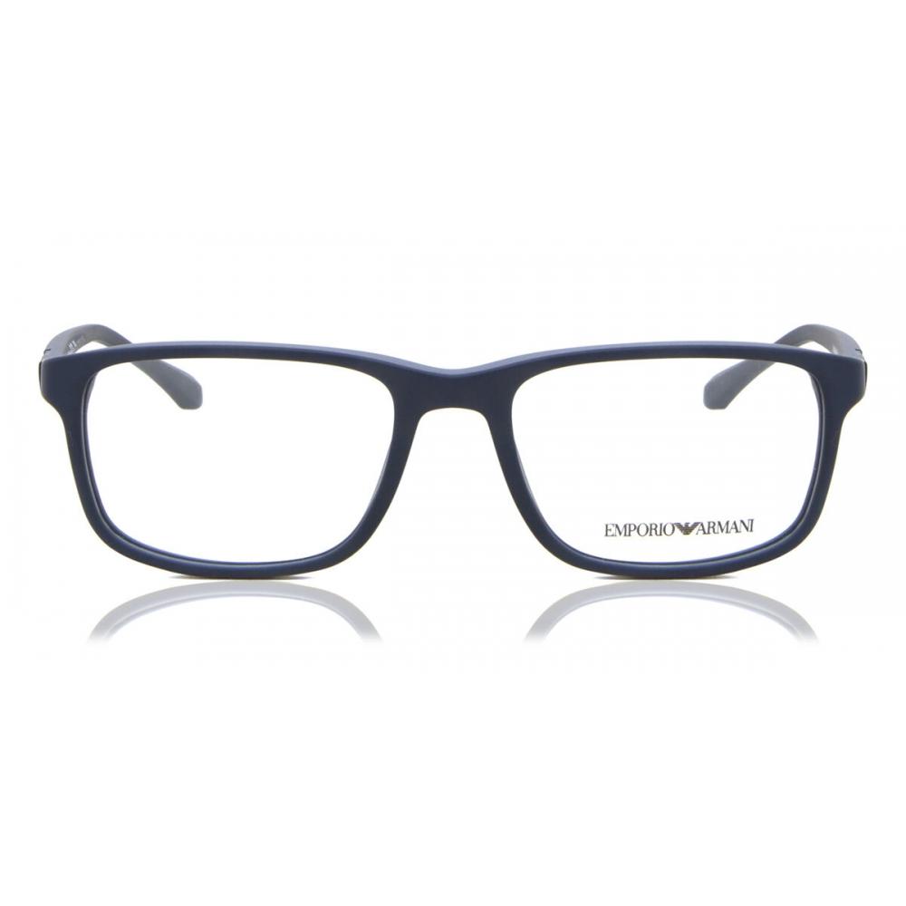

Emporio Armani Ea3098 5088 Men Eyeglasses Matte Navy Blue/53