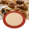 9.1 Inch Non-Stick Silicone Baking Mat, Heat Resistant  glass Baking Mat for Cooking Roasts, with Strong Absorption Easy to Clean