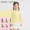 Balabala Kids' Striped Knit Cardigan Sweater