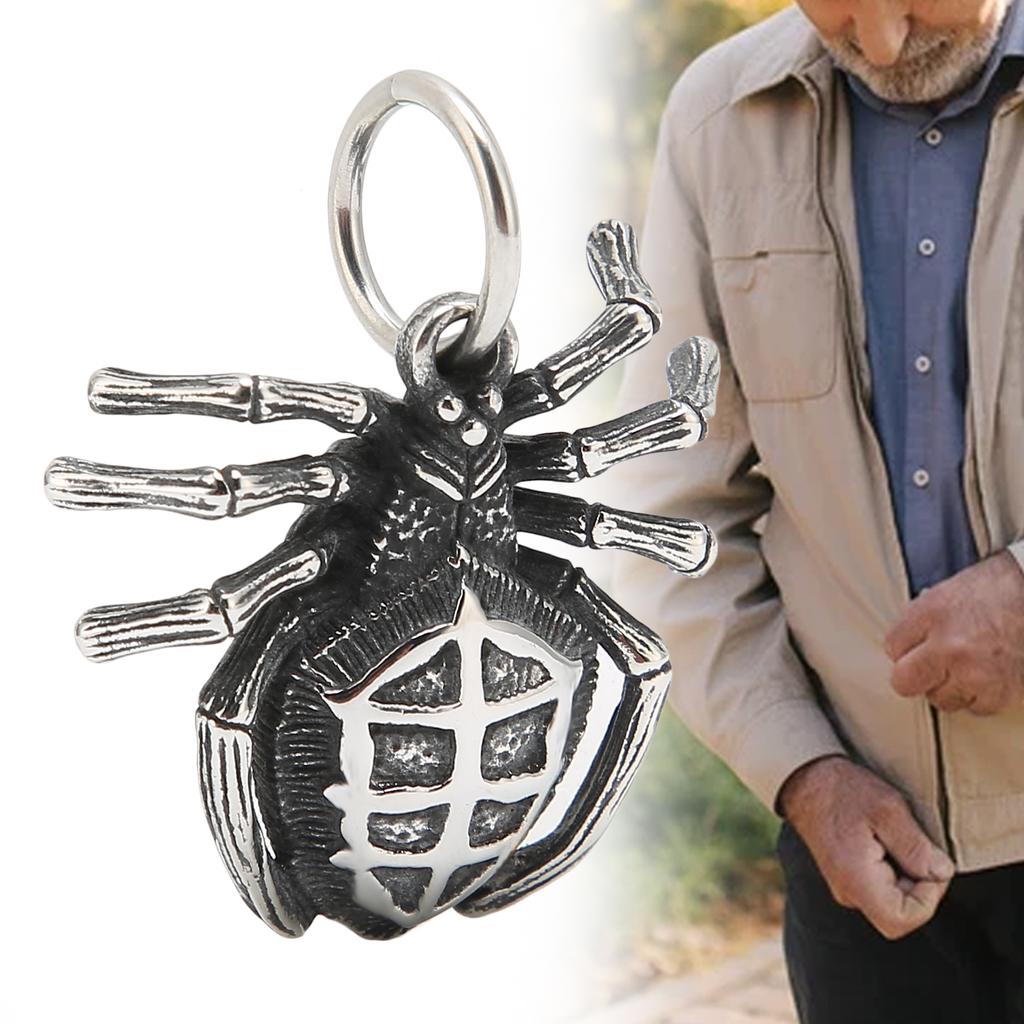 Clip On Charm Pendants Spider Shape Zipper Pendant DIY Jewelry Supplies for Senior