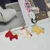 Instant Rich Cowhide Creative Exquisite Simple Couple Gift Cute Bag Pendant Car Keychain