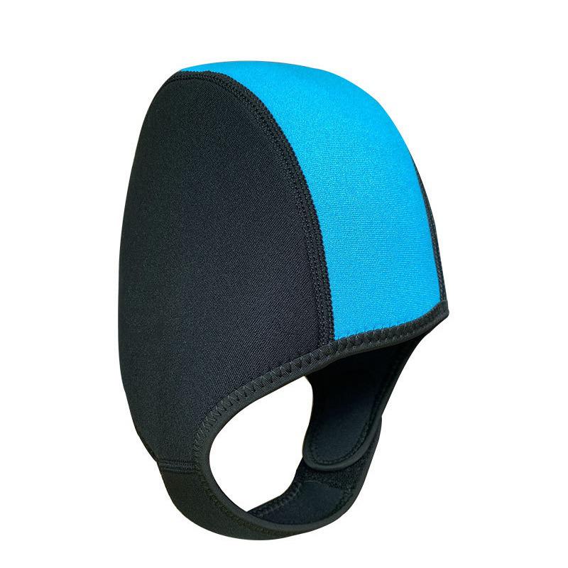 2,5 mm Neopren Tauchhaube, Badekappe für Sonnenschutz und Wärme beim Winterschwimmen, Surfen und Tauchen