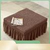 Elastic Bubble Grid Full-cover Skirt Elastic Foot Pedal Cover Dust Cover