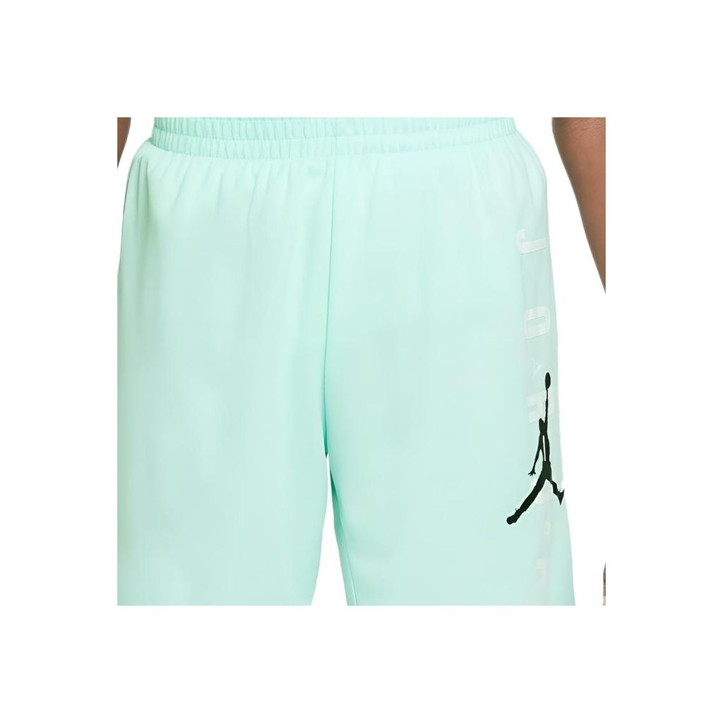 Jordan Kids Logo Print Straight-Leg Shorts Kids Bottoms Foam-Mint-Green CW1500-379
