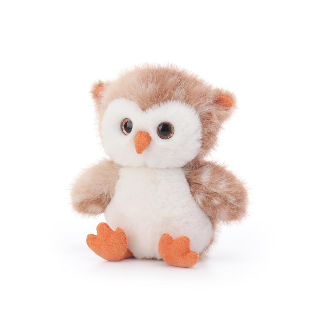 Apricot Lamb Forest Owl Plush Toy for Soft and Fluffy Forest Owl for Girls and 17cm Kids, Cute, Boys,
