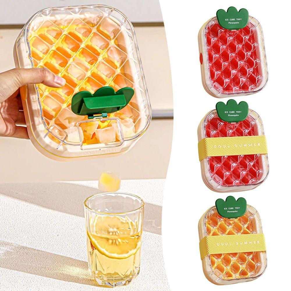 With Lid Ice Tray Mold Water Injection DIY Ice Maker Ice Cube Tray Ice Maker Bottle  Outdoor