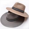 Chapeau de Soleil à Large Bord Chapeau Rétro Protection Solaire Maille Respirante Chapeau Pliable pour Voyage Pêche en Plein Air