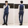 Ανδρικό Γιλέκο Κοστουμιού Casual Slim Fit Κορεατικού Στυλ Μεγάλο Μέγεθος