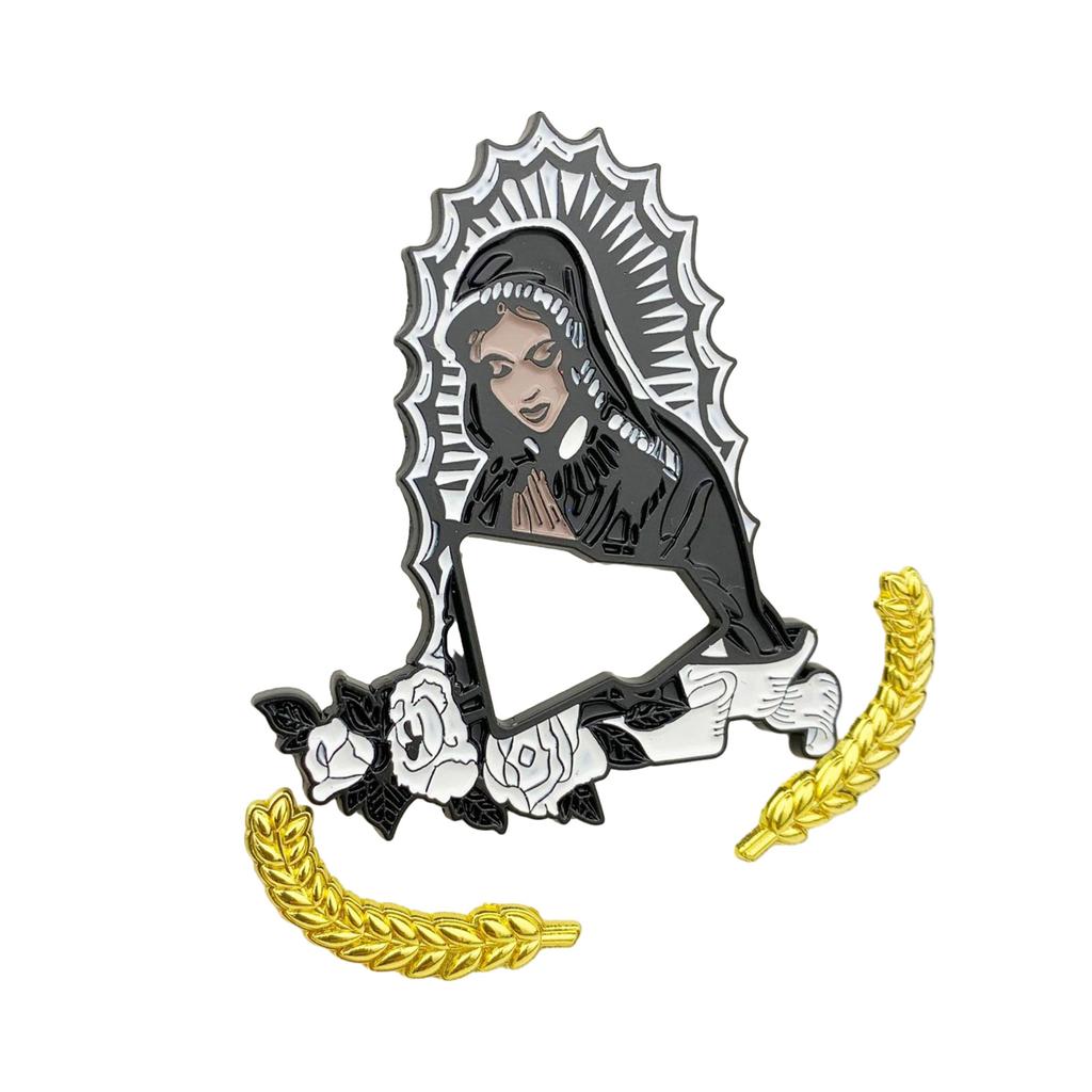 Hut Akzentnadel Religiöser Glaube Hutabzeichen Metall Emaille Brosche Jackenabzeichen Stilvolles Hutzubehör für Modeliebhaber