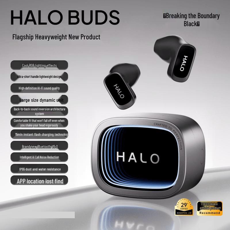 Edifier HALO BUDS Wireless Noise-Cancelling Earbuds