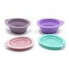 Silicone Makeup Brush Cleaner Foldable Cosmetic Brush Cleaning Bowl Powder Puff Beauty Sponge Washing Mat Brushes Scrubber Pad