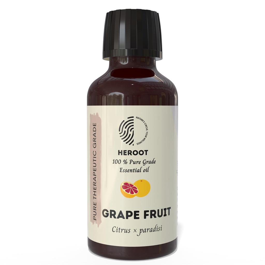 Heroot Grapefruit Essential Oil | Pure Grapefruit Oil | Aromatic Use