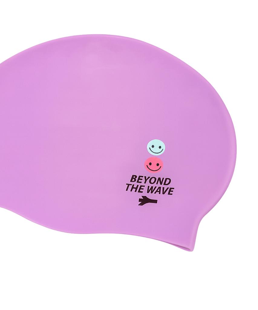 Lenomasuyeongbog Products Adult Smile Silicone Swim Cap Lavender Ro-Rc2F409-Lv