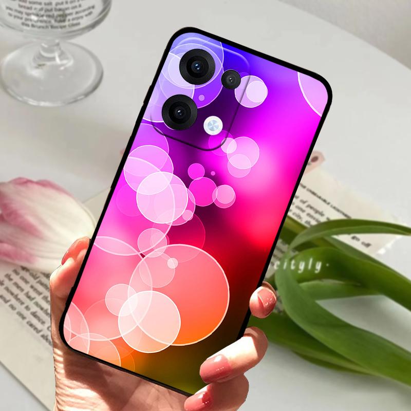 For Oppo Reno13 Pro Case Reno 13 12 5G Cute Animal Soft Silicone TPU Phone Cover For Oppo Reno12 Pro Protection Fundas Phone Bag