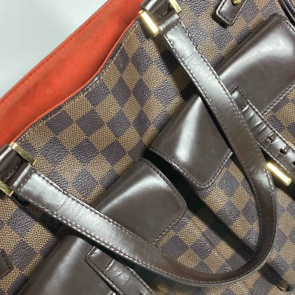 Louis Vuitton N51128 Damier Uzes Bag Tote Bag Shoulder Bag Canvas Ebene Brown