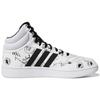 Adidas Neo Hoops 3.0 Mid Synthetic Leather Comfortable Mid-Top Sneakers Men Sneakers White Black GZ4859