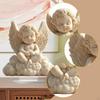 2D Flat Acrylic Praying Angel, Home Decor Angel Waterproof Cherub Ornament for Deck Patio