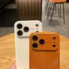 High-End Solid Color Aurora Window Case for iPhone 17, 16 Pro Max, 15, 14