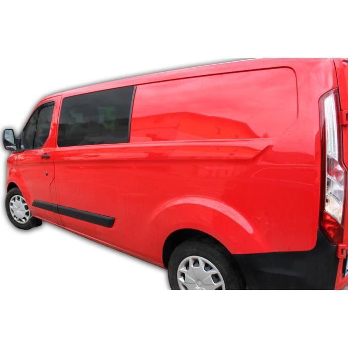 Deflektory vzduchu - SCOUTT - Ford Transit Custom - Kouřové - Snadná instalace - Zesílený akryl