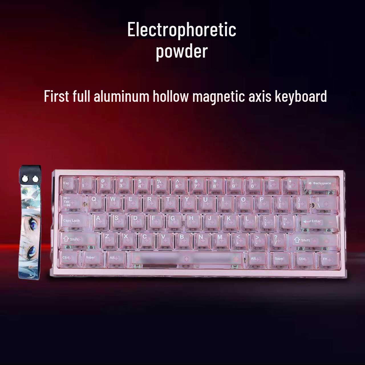 

CNC Aluminum Magnetic RGB Gaming Keyboard - Low Latency, High-Performance Wired Design