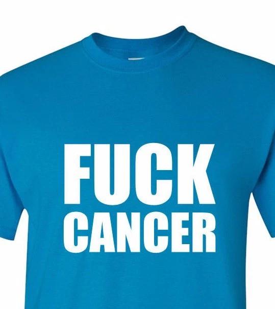 FU CANCER Shirt Breast Ribbon Awareness Support Hope World Cancer Day 2023 Tee S