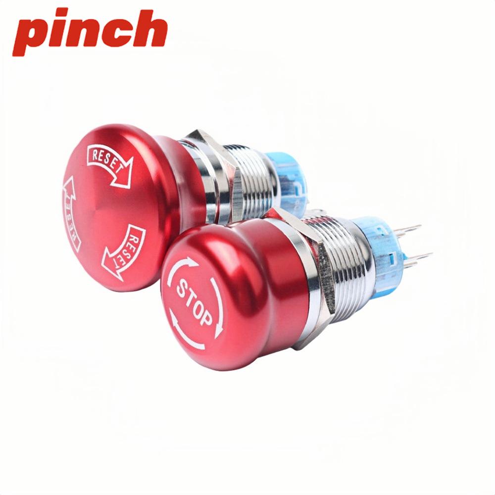 Stainless Steel Dustproof Metal Mushroom Emergency Stop Button (16/19/22/25/30mm)