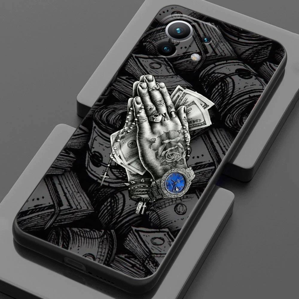 Winking Money Dollars For Xiaomi 15T 11T 12T 13T 14T Pro 11 Lite 15 Phone Case Mi POCO X7 X8 M7 F7 Pro F8 Ulra F6 M6 X5 X6 Cover