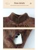 Autumn and Winter Plus Velvet Thickened Fashionable Outerwear for Middle-aged and Elderly Women