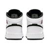 Jordan 1 Mid White Black Fuchsia Blast GS 555112-138