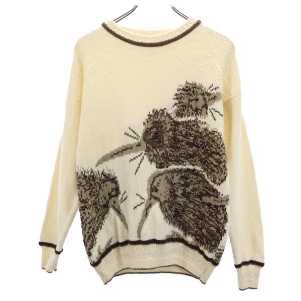 

snowpeak 100% шерсть уличный трикотаж с длинным рукавом 38 Белая система свитер Мужской Б/У