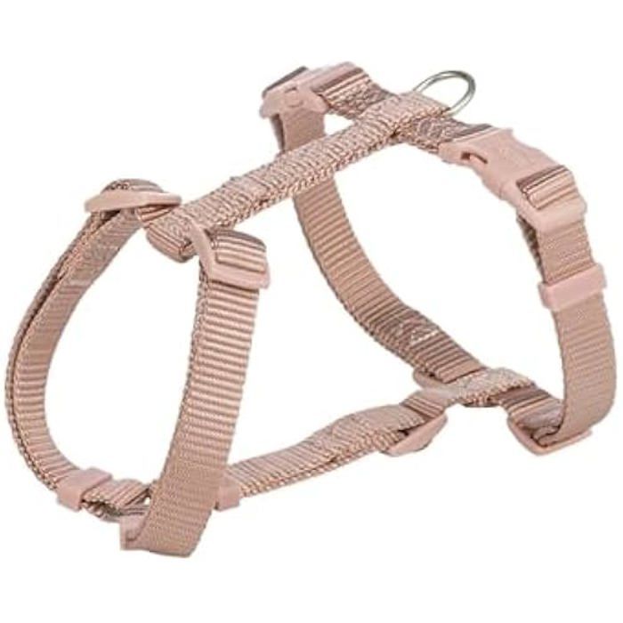 Harnais - TRIXIE - Harnais Premium H - Rose Blush - Confort Optimal - Ajustement Parfait