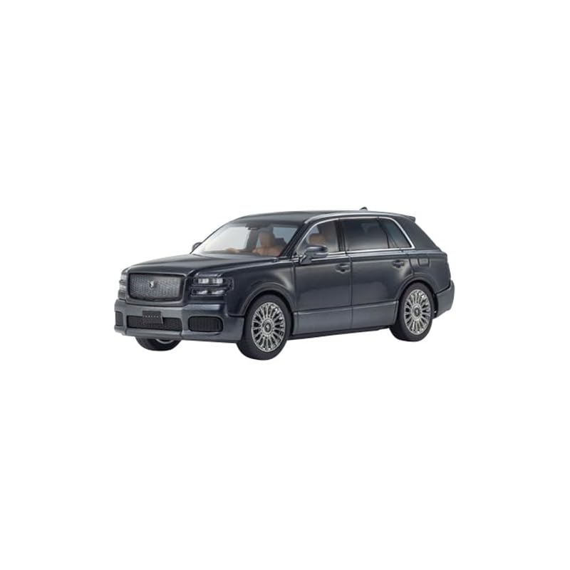 Kyosho Original 1/43 Scale Toyota Century (Dawn Monochrome) (Gray) with Mid-Brown Interior, Finished Model, KS03926G