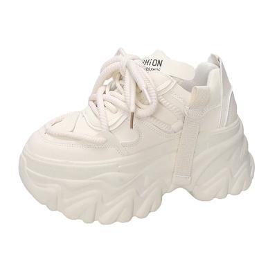 Fashion Autumn Women's Sneakers New Breathable High Platform Shoes Woman Ladies Vulcanize Casual Chunky Sneakers Zapatillas Mujer 8CM