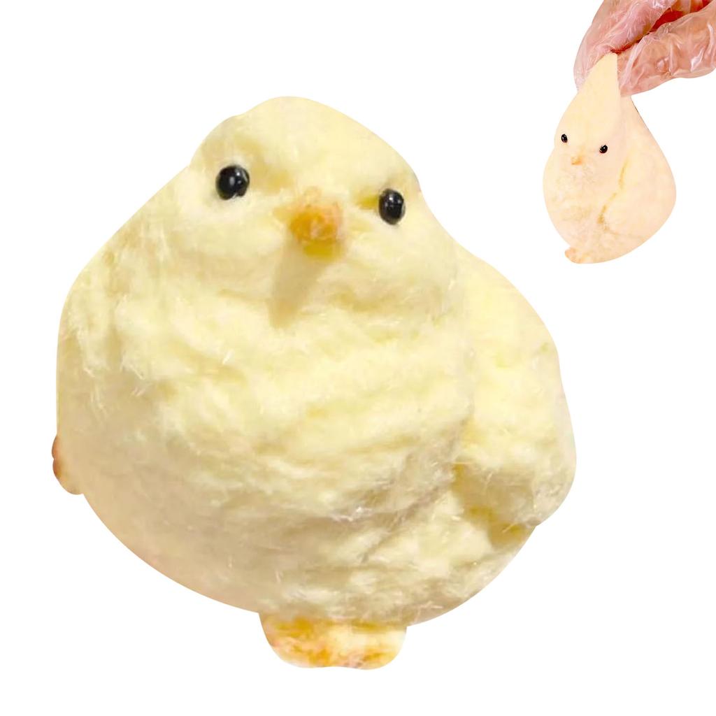 Baby Gym Handmade Chick Soft Toys Silicone Toys For Stress Chick Toys Party