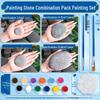 Hand-Painted Pebble Set for Kids - DIY Art & Craft Kit